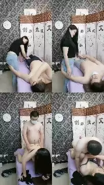 足浴按摩刮痧养生的牛仔裤美少妇技师 权少很骚呢2022.1.25