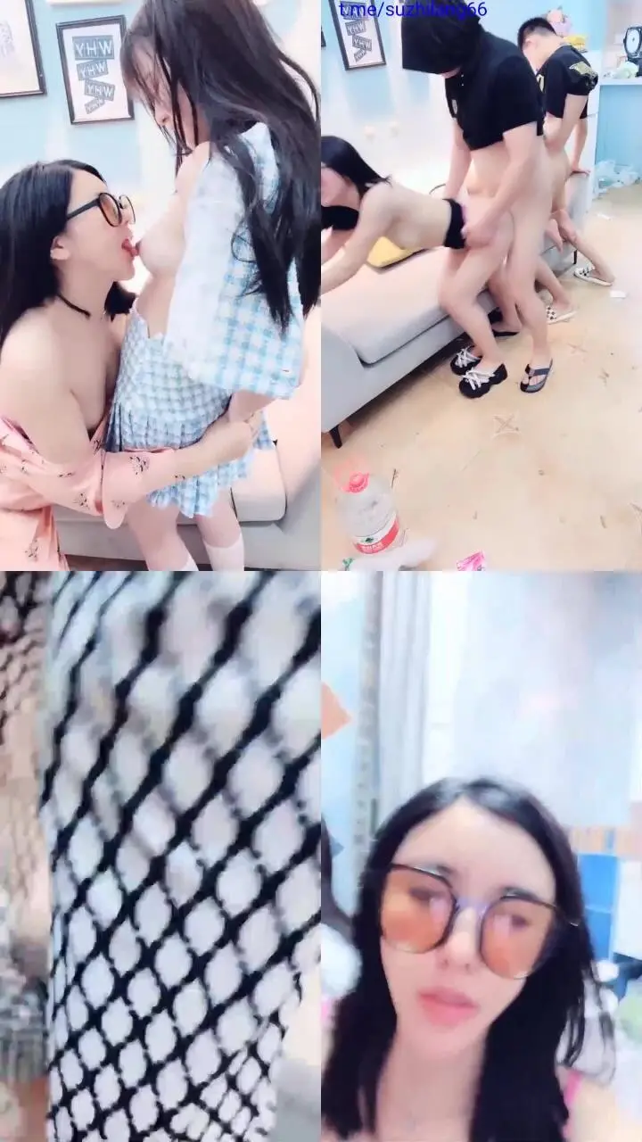 大秀激情4P 一起吃奶玩逼舔大鸡巴让两个小哥在沙发上多体位爆草