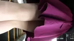 紫裙熟女和情夫商场亲热被抓拍