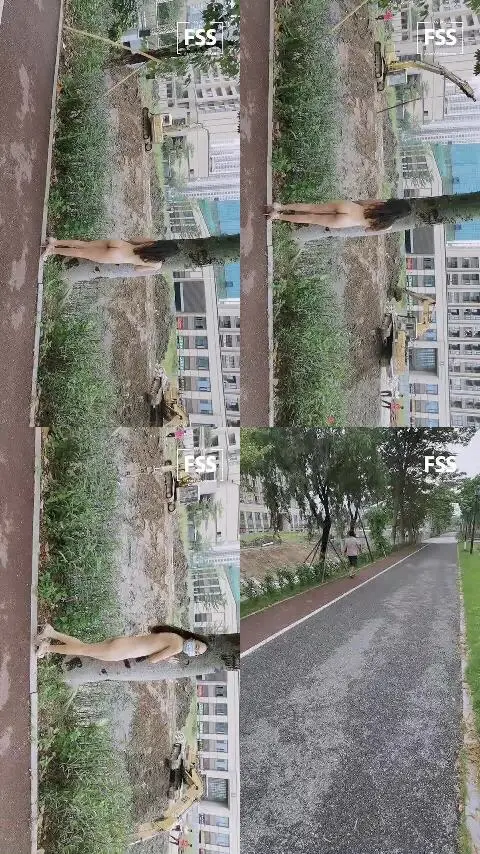 推特网红 冯珊珊 户外露出福利 23.跟工地叔叔打招呼