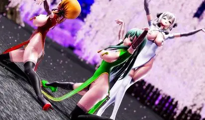 MMD DSKBチャイナ服で“桃源恋歌”