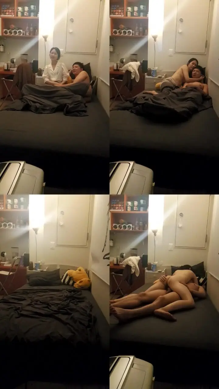 韩国御姐Oppa Kim带白晢妹妹来家看NETFLIX 看完便开操