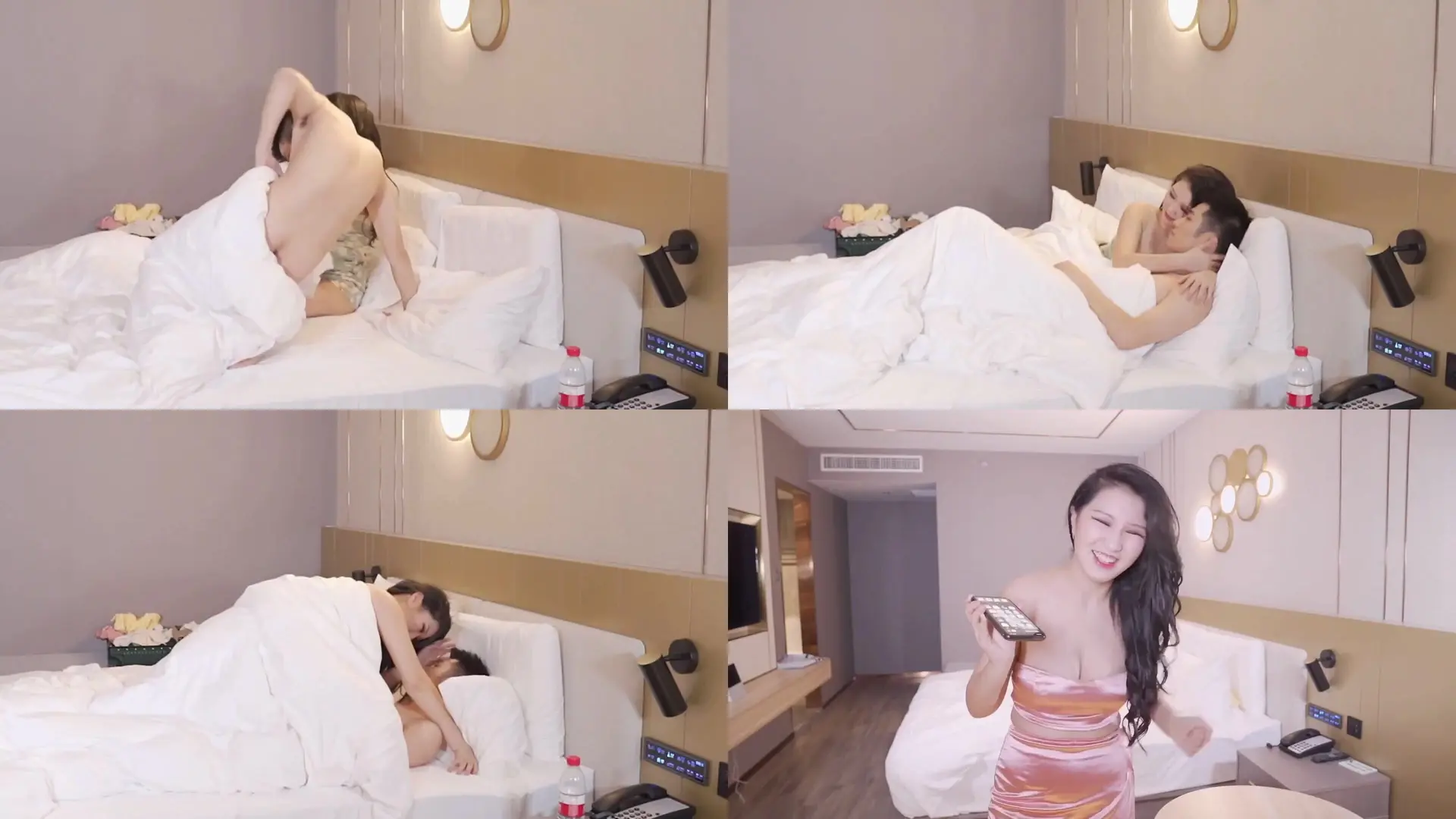 裸替女演员 沈樵 剧情新作 寂寞女色狼酒店勾引纯情快递小哥连干两炮无套内射