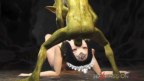 年轻女王在神秘洞穴中被护目镜狠狠操