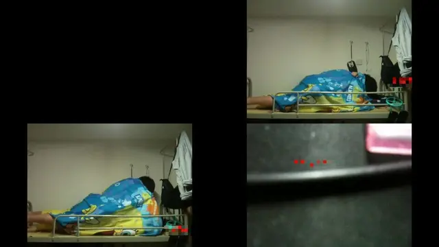 高校宿舍门事件 同学带女友回宿舍嫖宿被室友围观调侃完事后解下保险套给同学被骂恶心