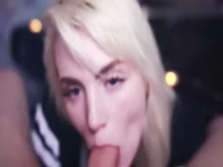 金发小妞的口技